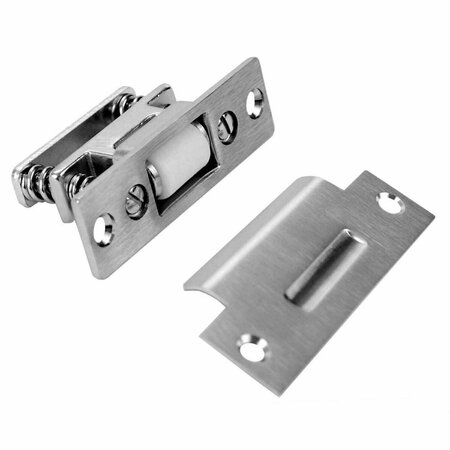 DON-JO 1704-626 Brushed Chrome Commercial Door Roller Latch 1704 626